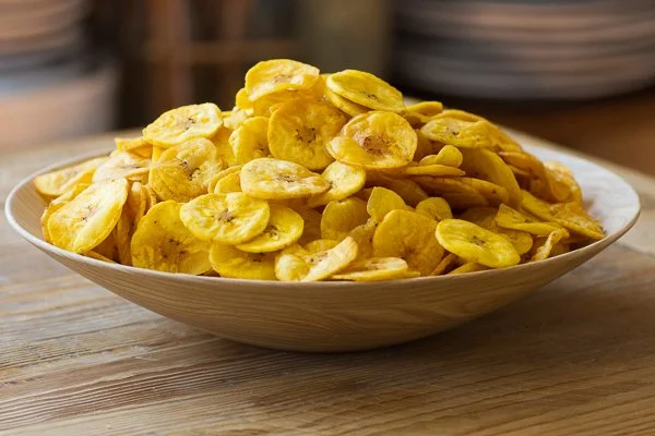 Plantain Chips Coconut Oil Fried