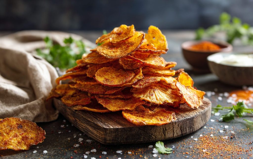 Salt and Vinegar Cassava Chips