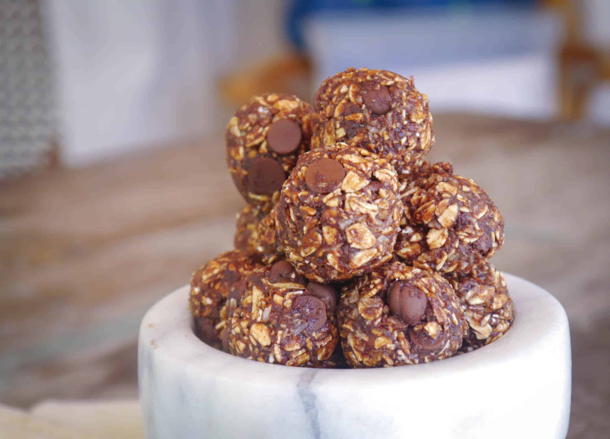 Carob Fudge Energy Bites